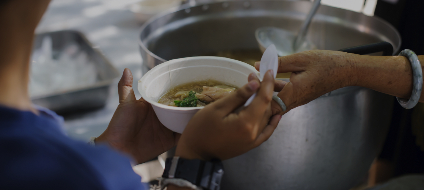 Meeting basic needs at a soup kitchen