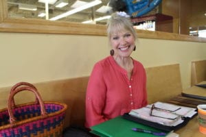 woman with planner