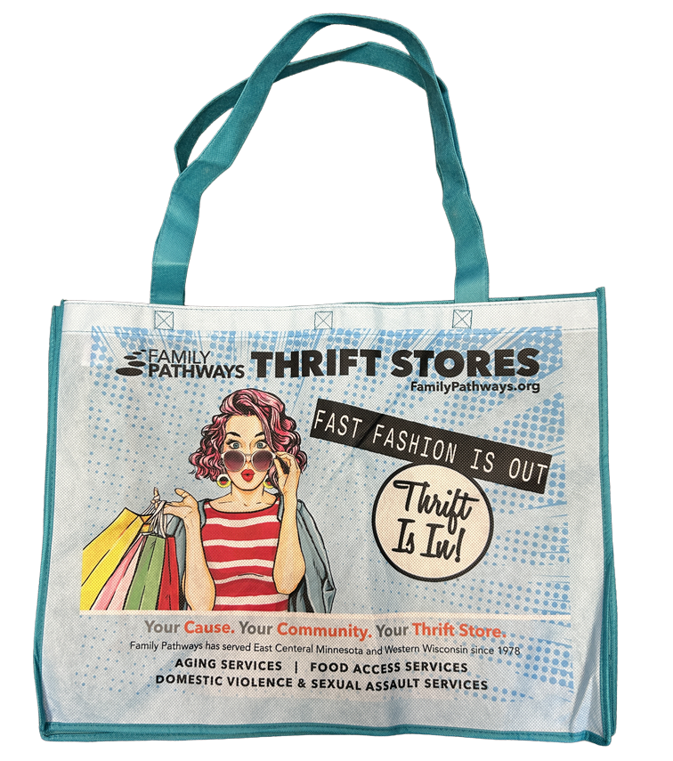Photo of a reusable tote bag